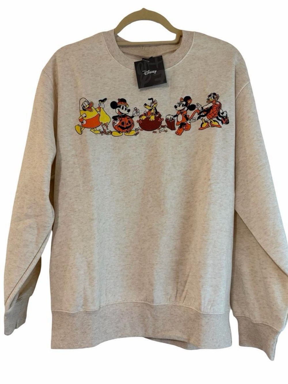 Disney Mickey & Friends Halloween Crewneck Sweatshirt NWT